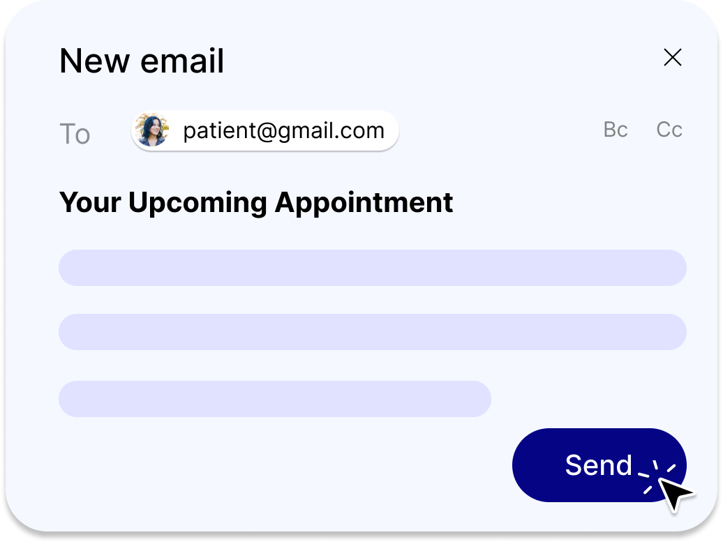 Send Forms, Reminders & Intake Info